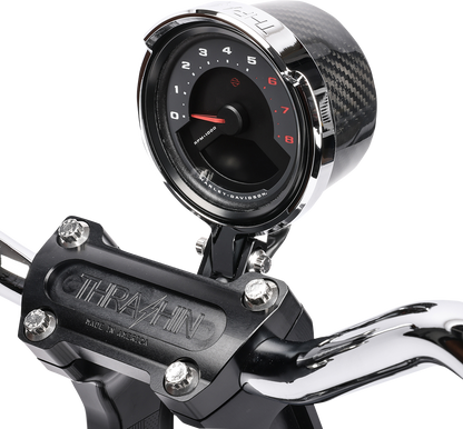 THRASHIN SUPPLY CO. Gauge Relocation Kit - Chrome TSC-2710-3