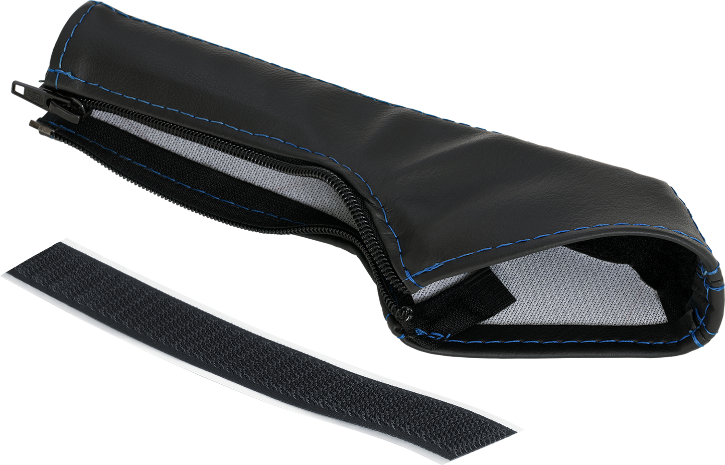 SHOW CHROME Kaliber E-Brake Handle Cover - Slingshot - Blue Stitch H44-6BLUE