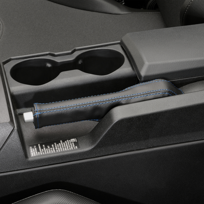 SHOW CHROME Kaliber E-Brake Handle Cover - Slingshot - Blue Stitch H44-6BLUE