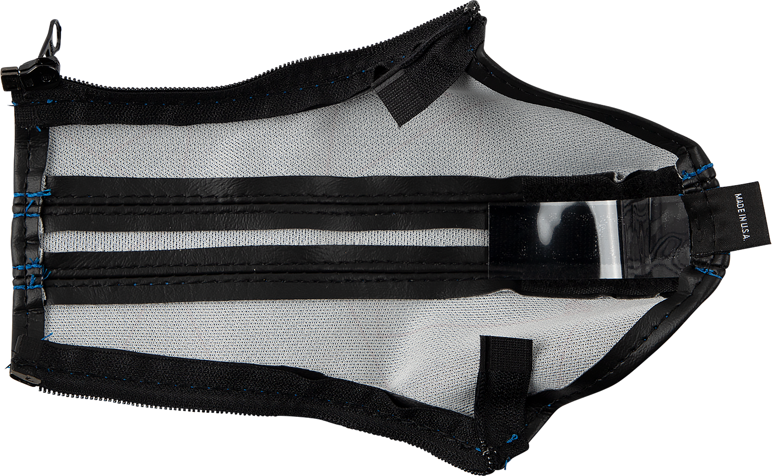 SHOW CHROME Kaliber E-Brake Handle Cover - Slingshot - Blue Stitch H44-6BLUE