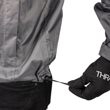 THRASHIN SUPPLY CO. Mission WP Rain Jacket - Black/Gray - XL TMJ-11-11