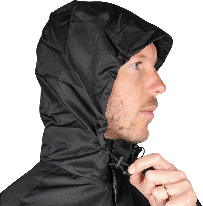 THRASHIN SUPPLY CO. Mission WP Rain Jacket - Black/Gray - 2XL TMJ-11-12