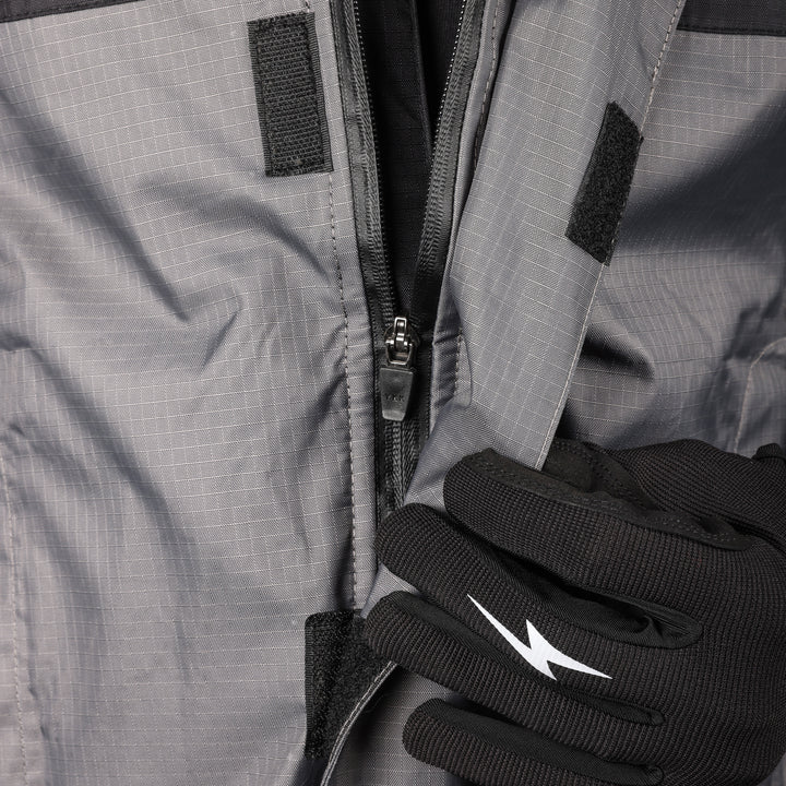 THRASHIN SUPPLY CO. Mission WP Rain Jacket - Black/Gray - 3XL TMJ-11-13