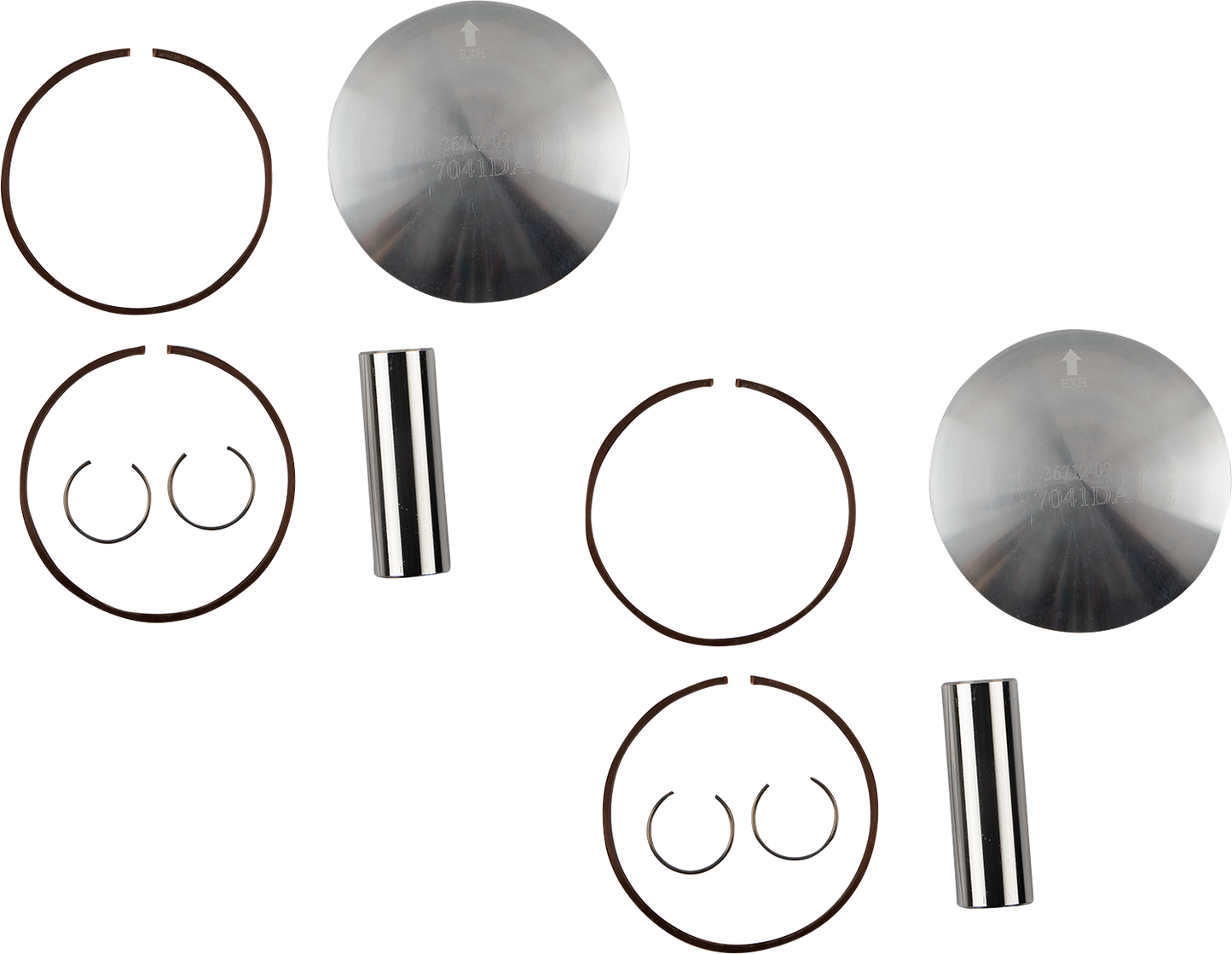WOSSNER Piston Kit - 77.37 mm - Polaris K7041DA-2