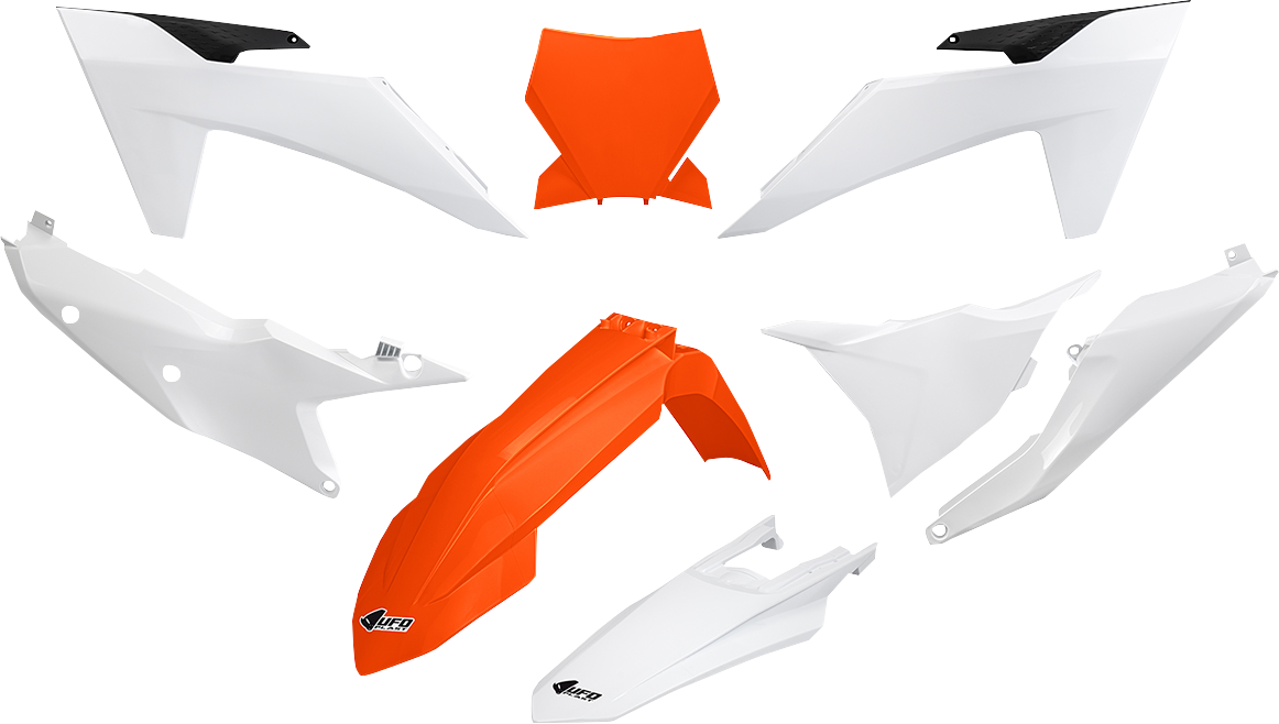 UFO Replacement Body Kit - OEM Orange/White/Black - KTM - SX '23-'24 KTKIT529@999
