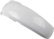 UFO MX Rear Fender - White - Yamaha - YZ '87-'90 YA02801-046