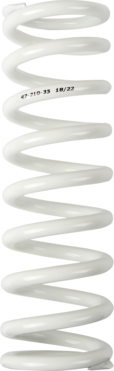 MOOSE OFFROAD Shock Spring - 47 mm OD - 35 n/mm - White 1312-0948