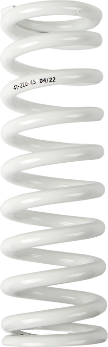 MOOSE OFFROAD Shock Spring - 47 mm OD - 45 n/mm - White 1312-0949