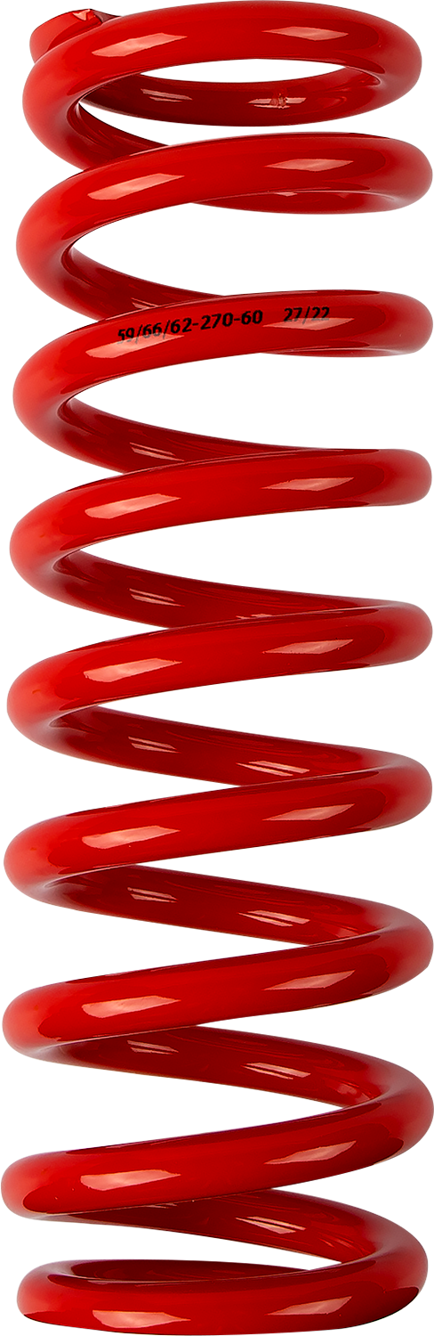 MOOSE OFFROAD Shock Spring - 59/62 mm OD - 60 n/mm - Red 1312-0969