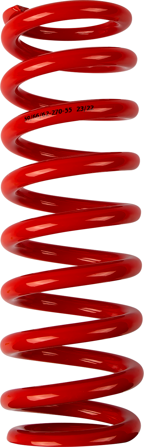 MOOSE OFFROAD Shock Spring - 59/62 mm OD - 55 n/mm - Red 1312-0967