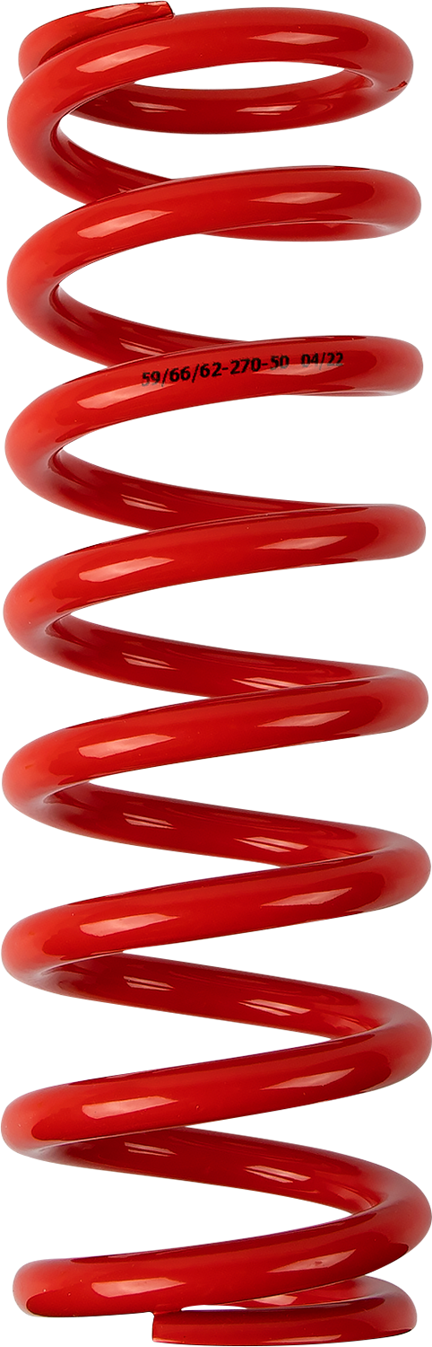 MOOSE OFFROAD Shock Spring - 59/62 mm OD - 50 n/mm - Red 1312-0965
