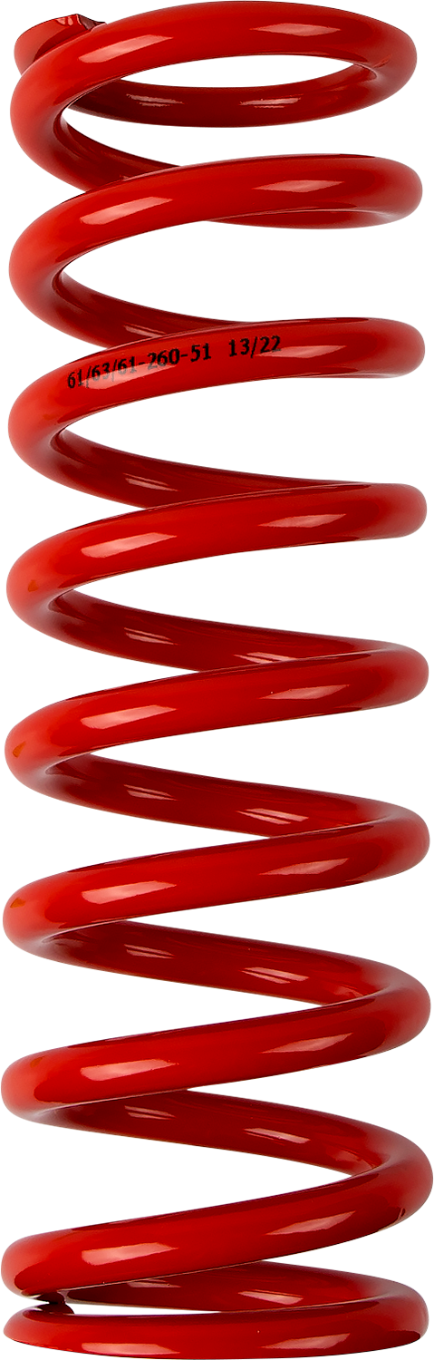 MOOSE OFFROAD Shock Spring - 61 mm OD - 51 n/mm - Red 1312-0971