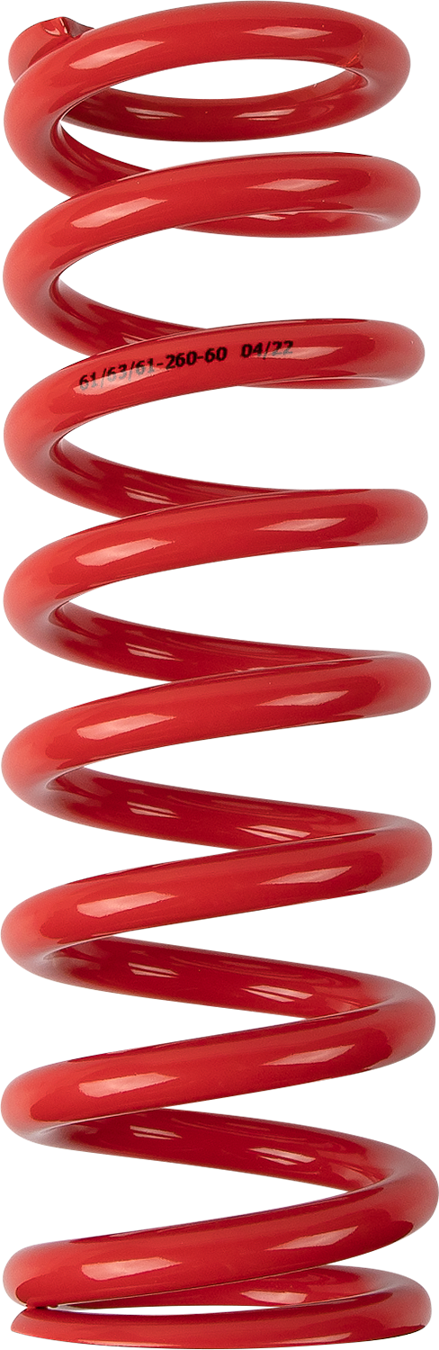 MOOSE OFFROAD Shock Spring - 61 mm OD - 60 n/mm - Red 1312-0974