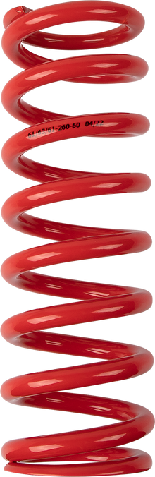 MOOSE OFFROAD Shock Spring - 61 mm OD - 60 n/mm - Red 1312-0974