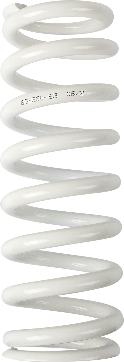 MOOSE OFFROAD Shock Spring - 63 mm OD - 63 n/mm - White 1312-0985