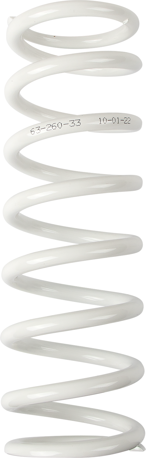 MOOSE OFFROAD Shock Spring - 63 mm OD - 33 n/mm - White 1312-0975