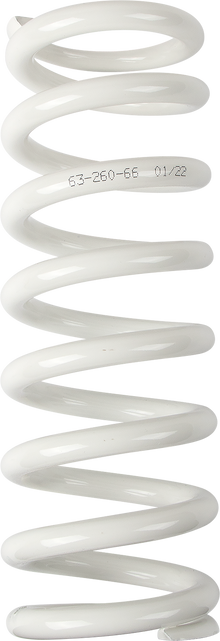 MOOSE OFFROAD Shock Spring - 63 mm OD - 66 n/mm - White 1312-0986
