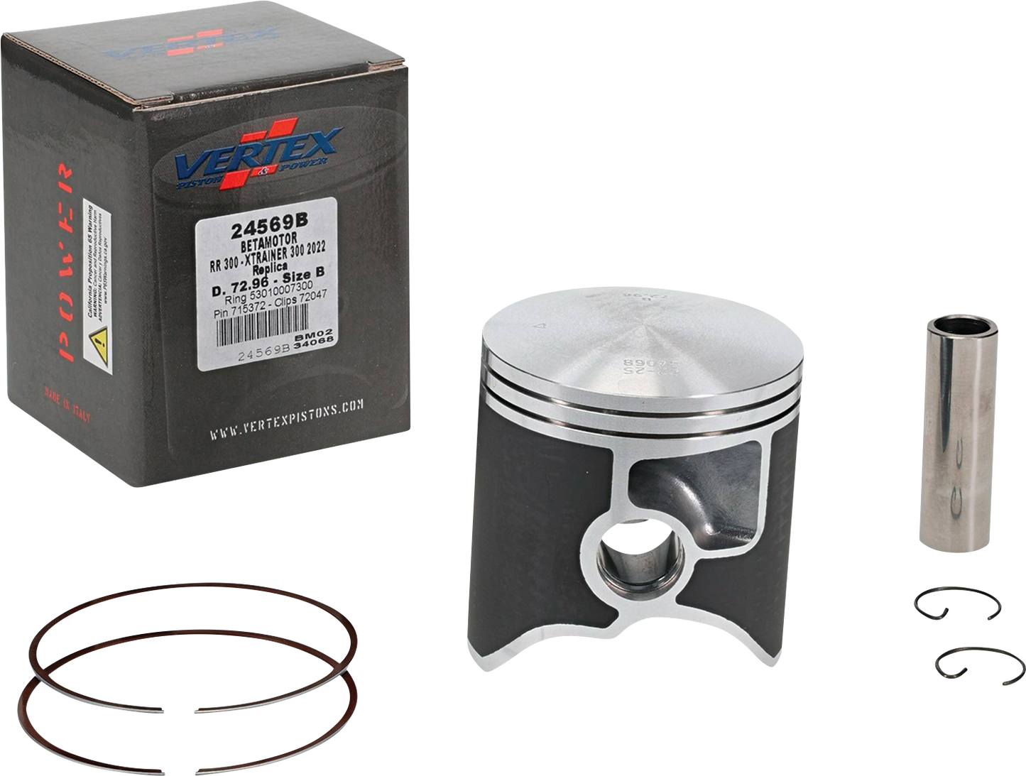 MOOSE OFFROAD Piston Kit - 72.96 mm - Xtrainer 300 MSE24569B