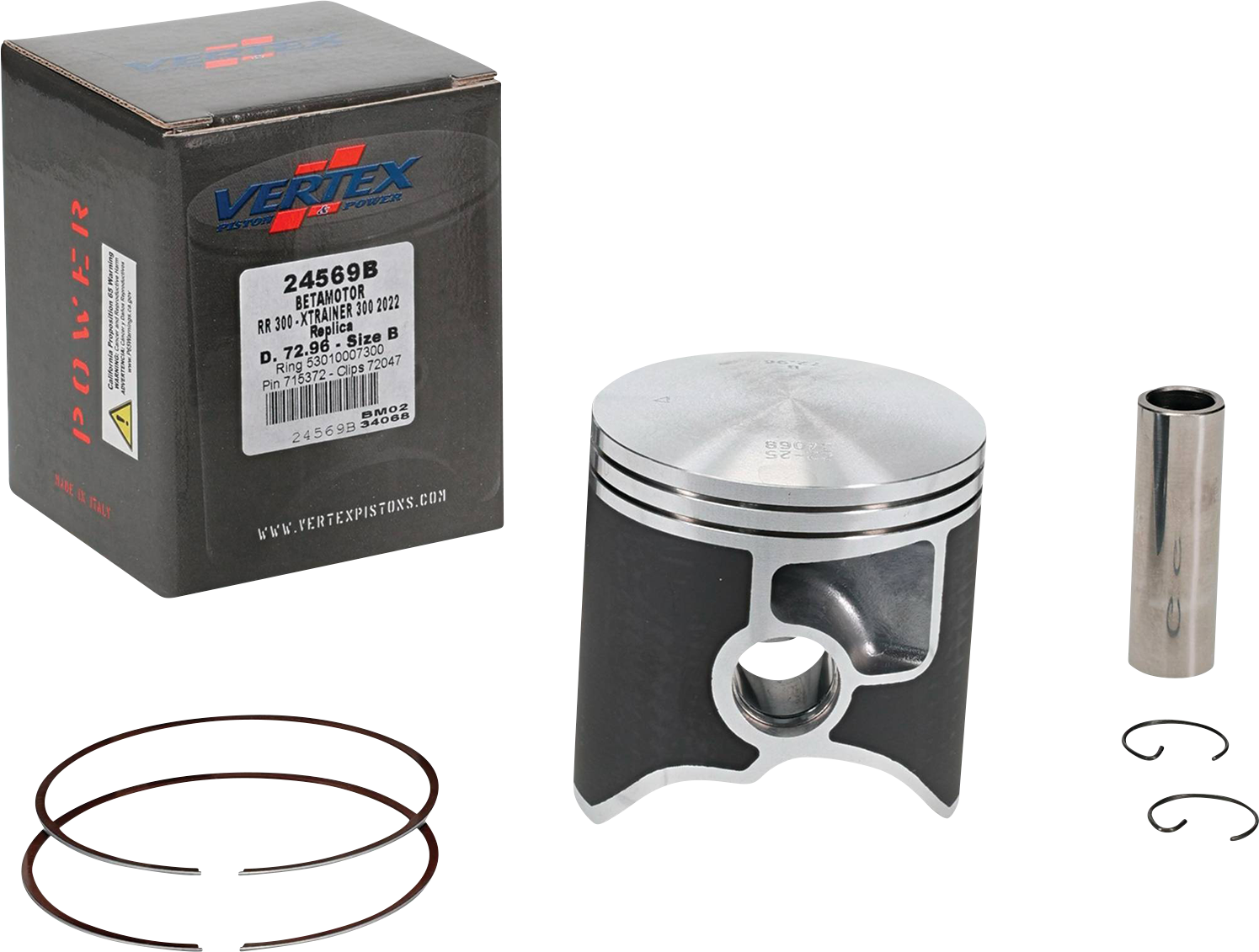 MOOSE OFFROAD Piston Kit - 72.96 mm - Xtrainer 300 MSE24569B