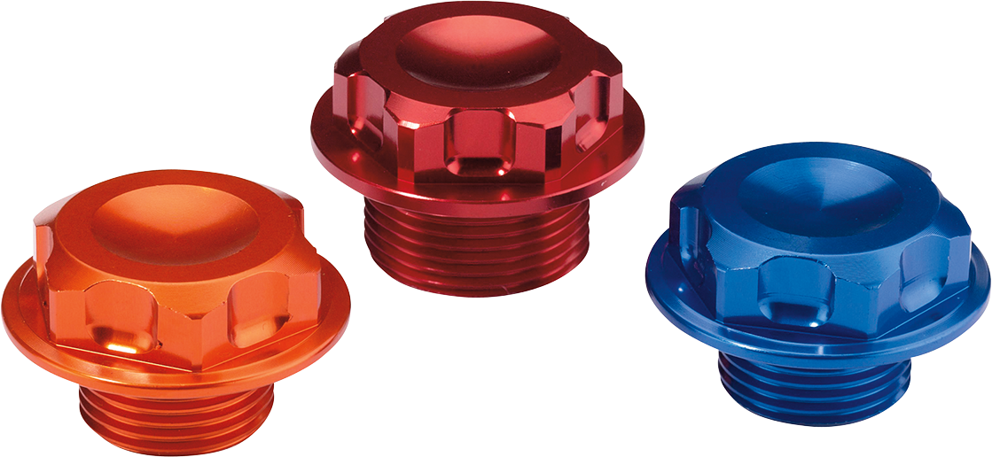 MOOSE OFFROAD Steering Stem Nut - Orange C23-5241O