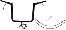 FAT BAGGERS INC. EZ Install Wired 1-1/2" Pointed Top Handlebar Kit - 14" - Black 801214-B