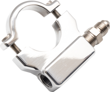 FEULING PARTS Oil Pressure Gauge Mount - 1" - Chrome 9051