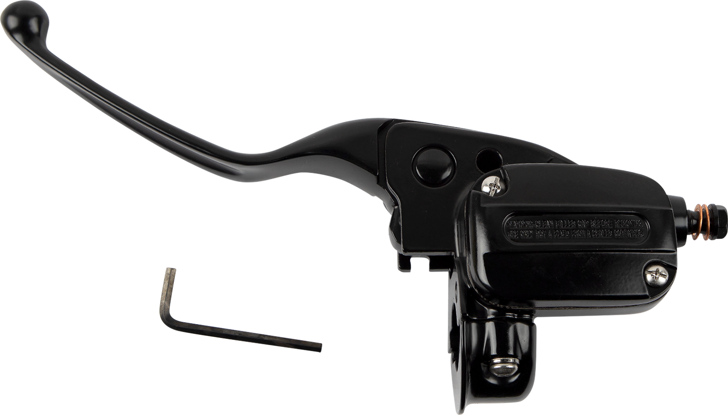 DRAG SPECIALTIES Clutch Master Cylinder Assembly - Black H07-0802MB-2
