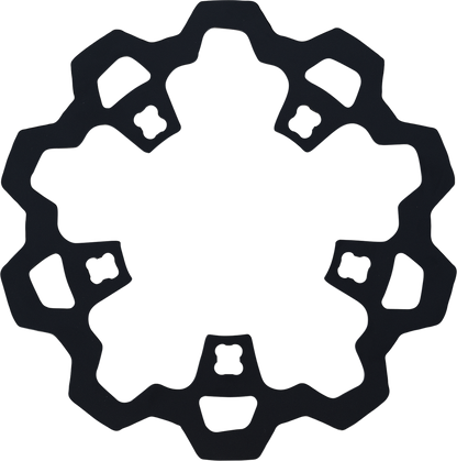 LYNDALL RACING BRAKES LLC Rotor with Gas Slots - Prodigy/Enforcer - Black - 11.8" 3-231-2