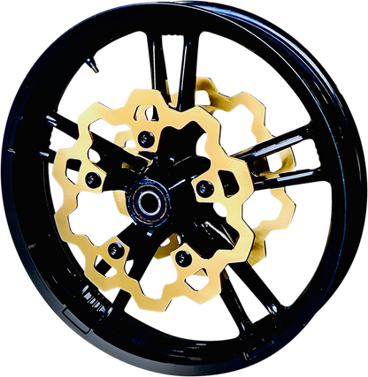 LYNDALL RACING BRAKES LLC Rotor with Gas Slots - Prodigy/Enforcer - Gold - 11.8" 3-232-2
