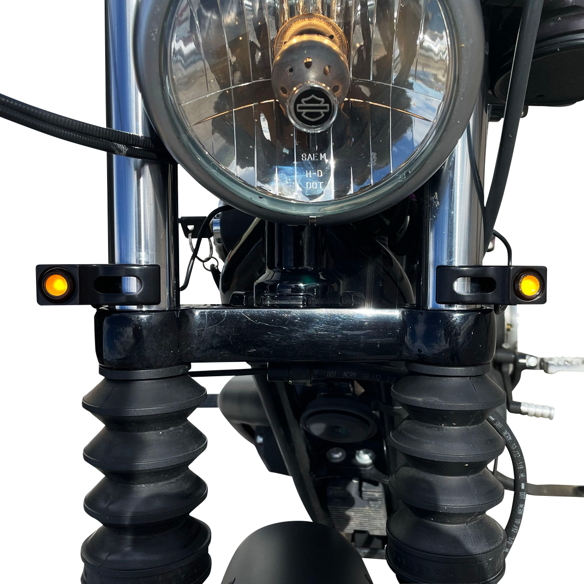 JOKER MACHINE Turn Signal - 39 mm - Amber - Black 05-220-1