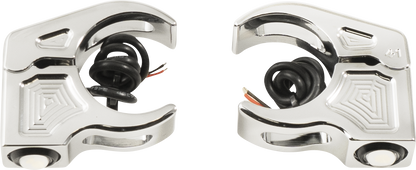 JOKER MACHINE Turn Signal - 39 mm - Amber - Chrome 05-220-3
