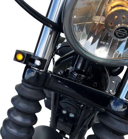 JOKER MACHINE Turn Signal - 39 mm - Amber - Black 05-220-1