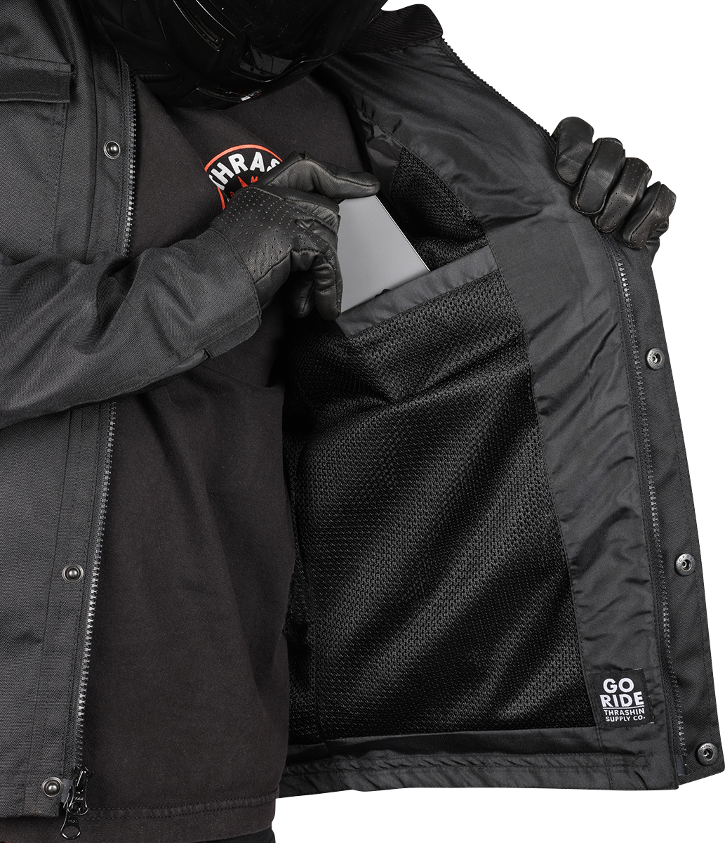 THRASHIN SUPPLY CO. Atlas v2 Riding Jacket - Black - XL TMJ-09-11
