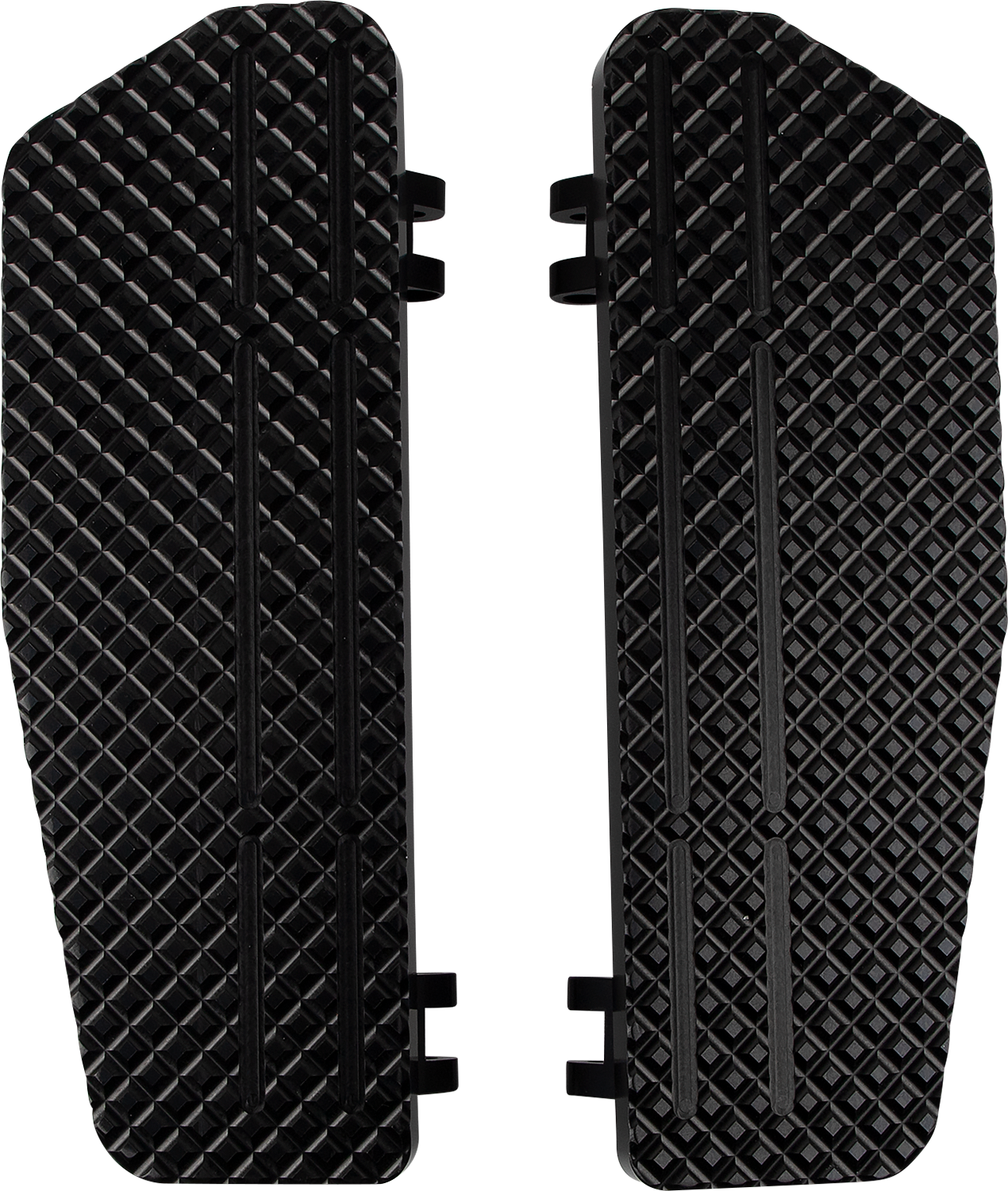 LA CHOPPERS County Line Billet Floorboards - Black - FL LA-P101-00B