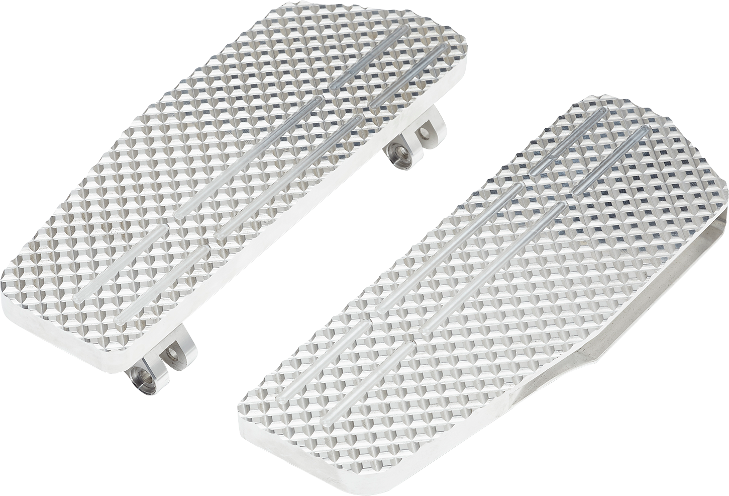LA CHOPPERS County Line Billet Floorboards - Raw - FL LA-P101-00