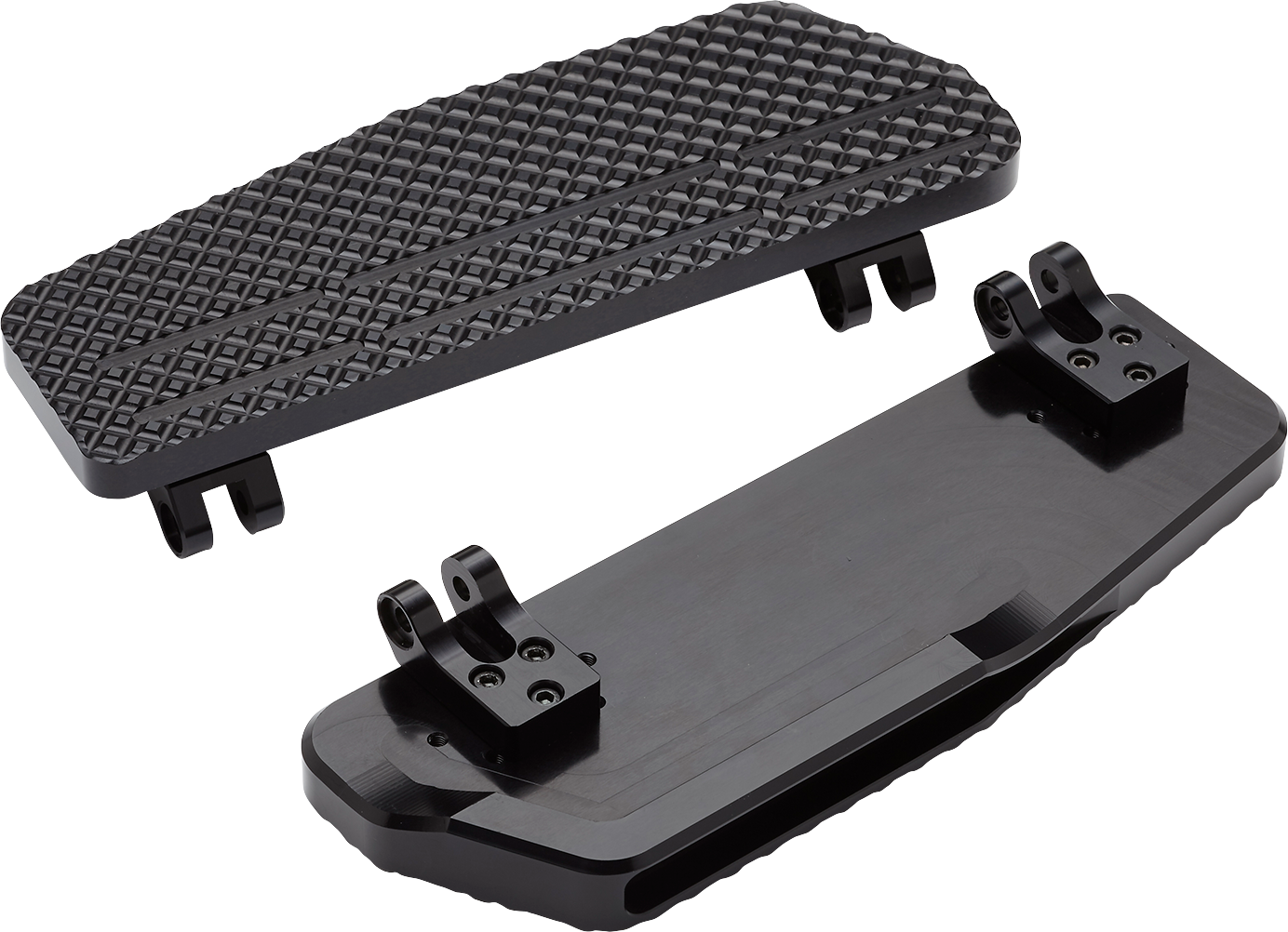 LA CHOPPERS County Line Billet Floorboards - Black - FL LA-P101-00B