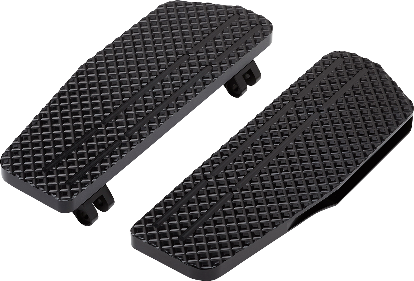 LA CHOPPERS County Line Billet Floorboards - Black - FL LA-P101-00B