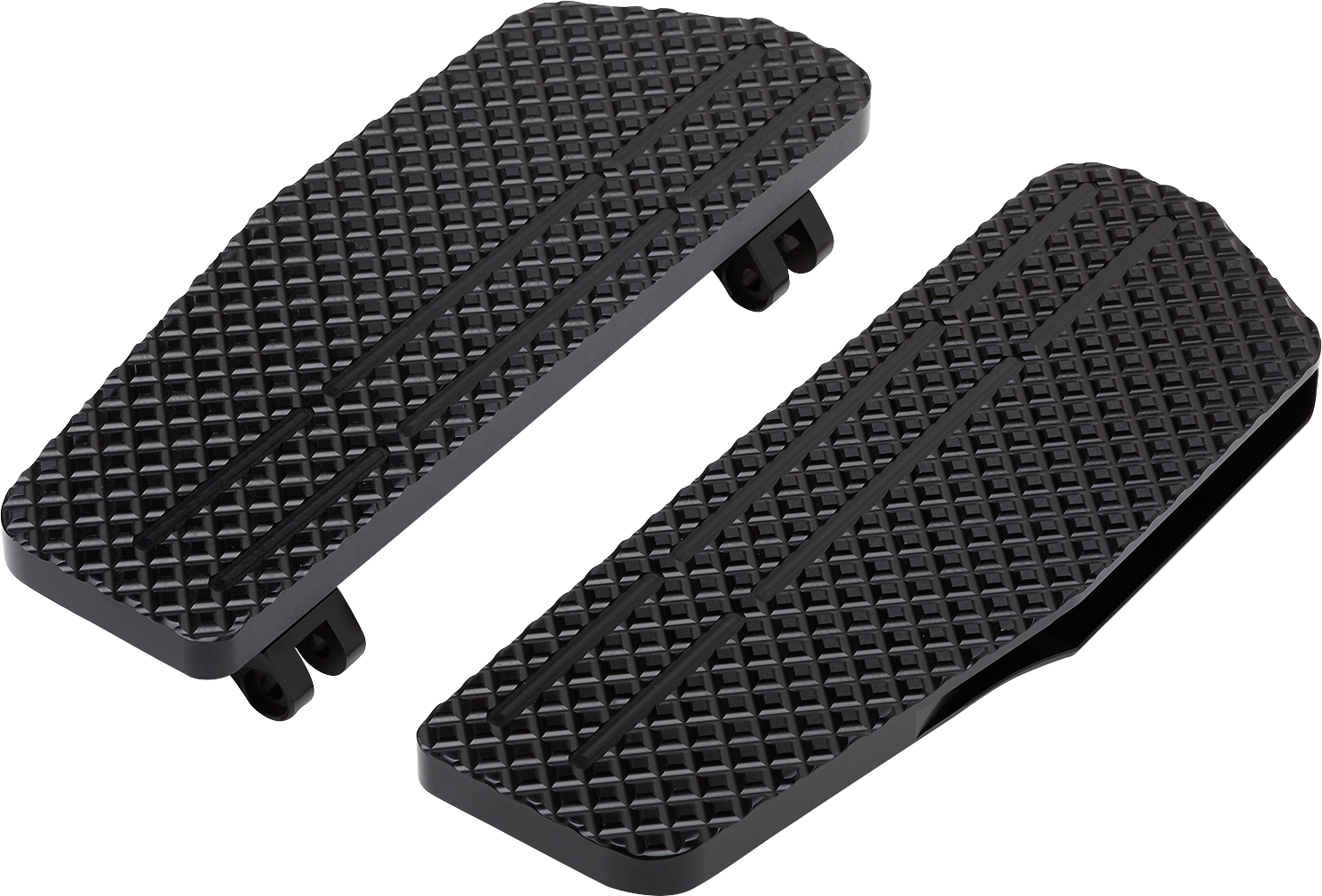 LA CHOPPERS County Line Billet Floorboards - Black - FL LA-P101-00B
