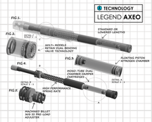 LEGEND SUSPENSION Standard AXEO Front Suspension - 49 mm - '17-'18 Trike 0414-0519