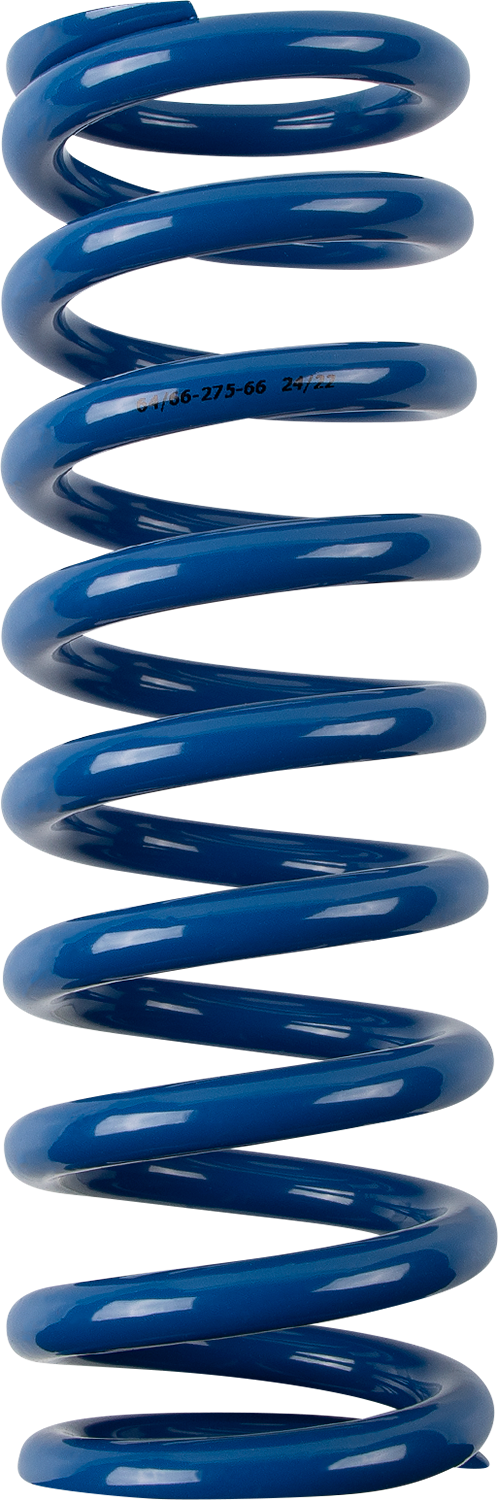 MOOSE OFFROAD Shock Spring - 64/66 mm OD - 66 n/mm - Blue 1312-1012