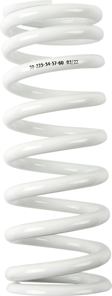 MOOSE OFFROAD Shock Spring - 59 mm OD - 54/57/60 n/mm - White 1312-1013