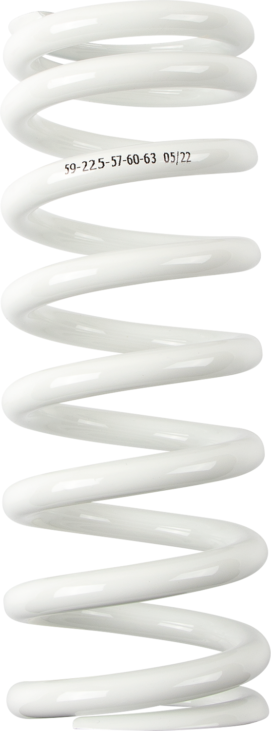 MOOSE OFFROAD Shock Spring - 59 mm OD - 57/60/63 n/mm - White 1312-1014