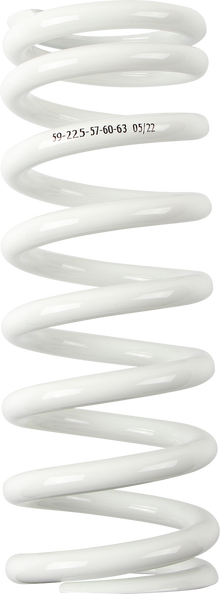 MOOSE OFFROAD Shock Spring - 59 mm OD - 57/60/63 n/mm - White 1312-1014