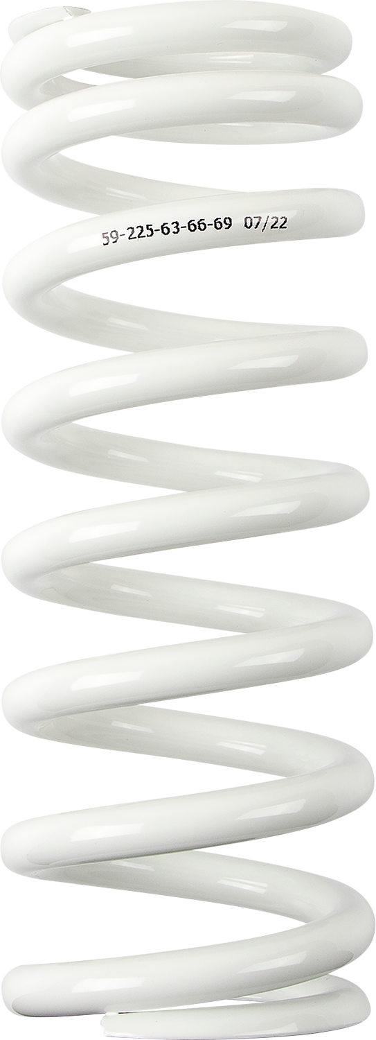 MOOSE OFFROAD Shock Spring - 59 mm OD - 63/66/69 n/mm - White 1312-1015