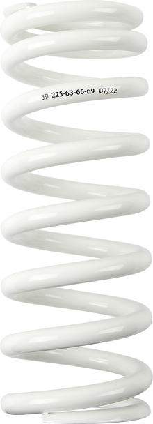 MOOSE OFFROAD Shock Spring - 59 mm OD - 63/66/69 n/mm - White 1312-1015