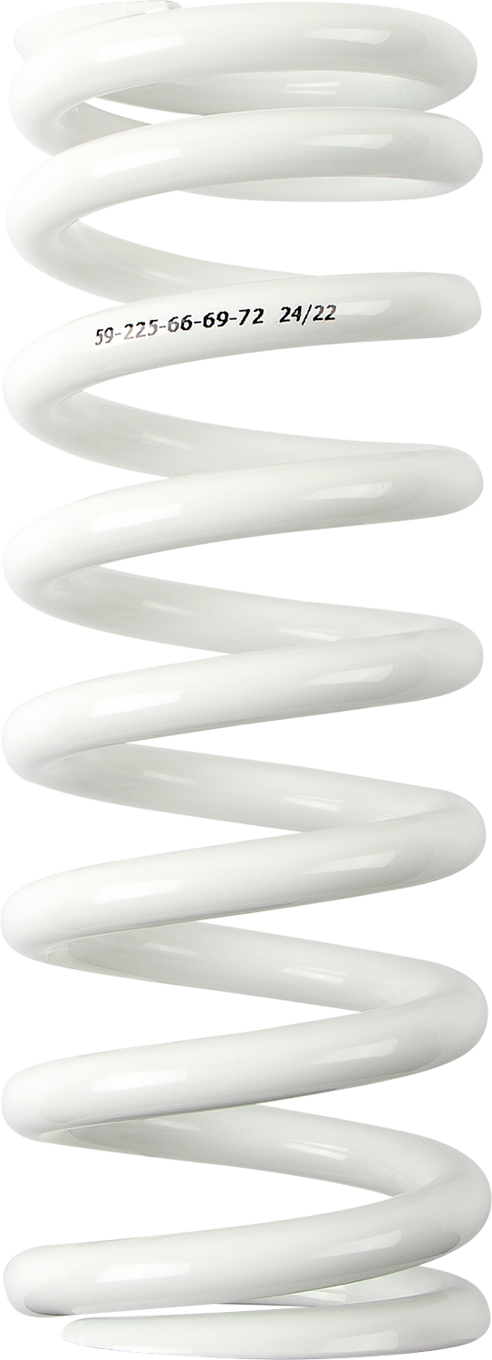 MOOSE OFFROAD Shock Spring - 59 mm OD - 66/69/72 n/mm - White 1312-1016