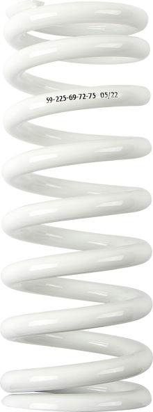 MOOSE OFFROAD Shock Spring - 59 mm OD - 69/72/75 n/mm - White 1312-1018
