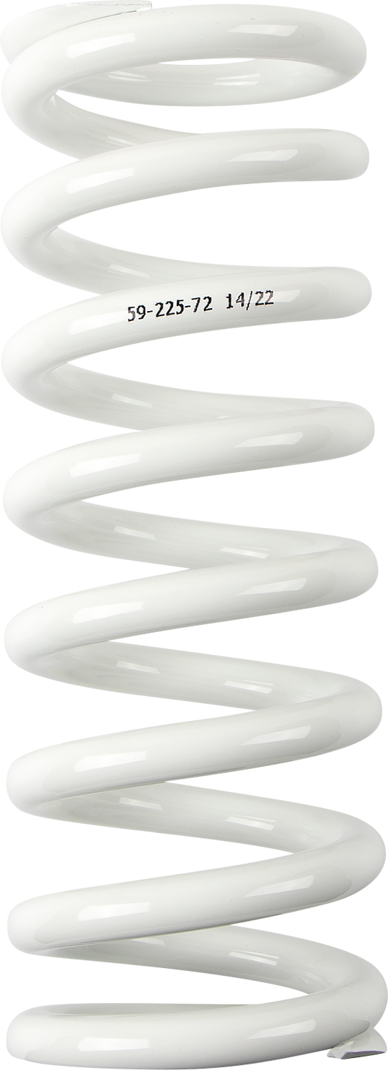 MOOSE OFFROAD Shock Spring - 59 mm OD - 72 n/mm - White 1312-1019