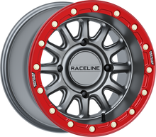 Alpha Wheel 4/156 Gunmetal/Red 15x7 (+10mm)