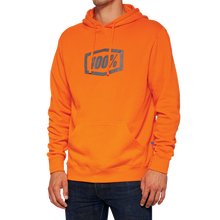 100% Hoodie Icon - Orange - Large 20029-00022